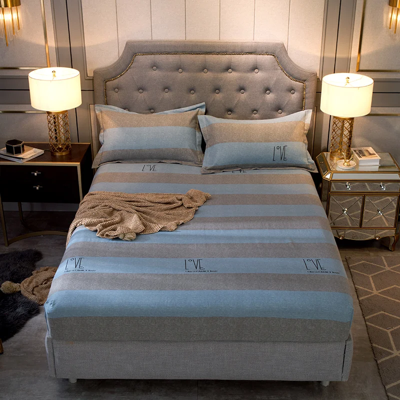 Темно серый сверхмягкий матовый хлопковый комплект простыни наволочка дышащая