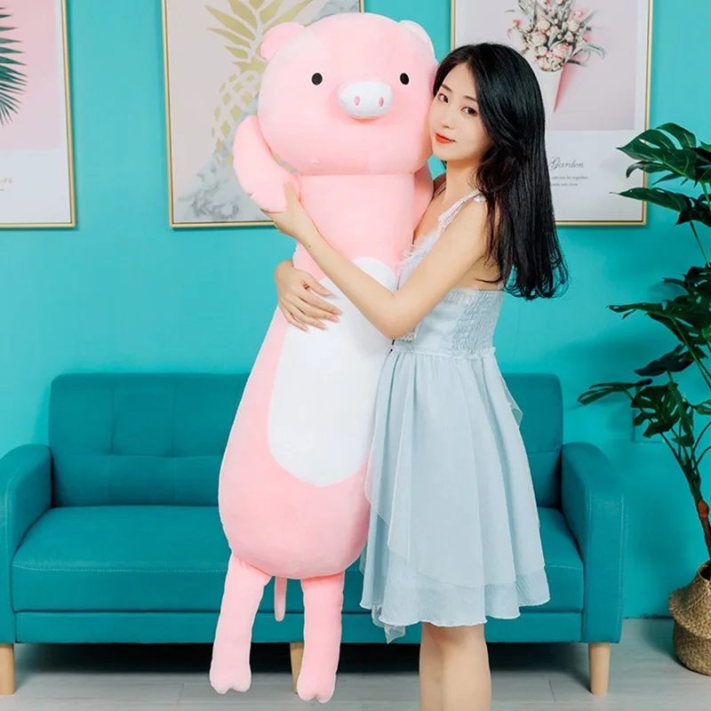 С героями мультфильмов с принтом в виде кота Подушка забавными животными свинка