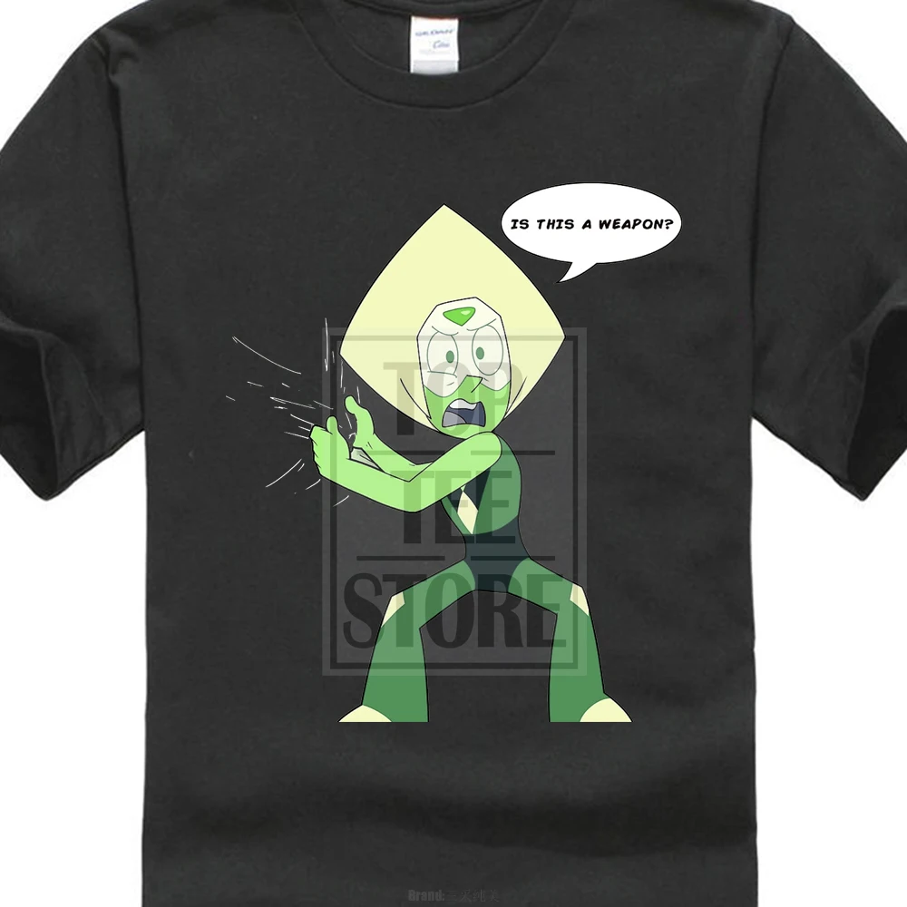 Мужские футболки со скидкой 100% хлопок 2019 Прохладный перидот Вселенная Стивена 3D