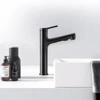 diiib bathroom pull out rinser sprayer basin sink high body black faucet 2 mode mixer tap from xiaomi youpin