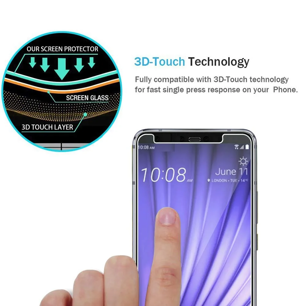Закаленное стекло 9H 2.5D Премиум Защитная пленка для HTC Exodus 1 U12 U11 Plus U19e|Защитные