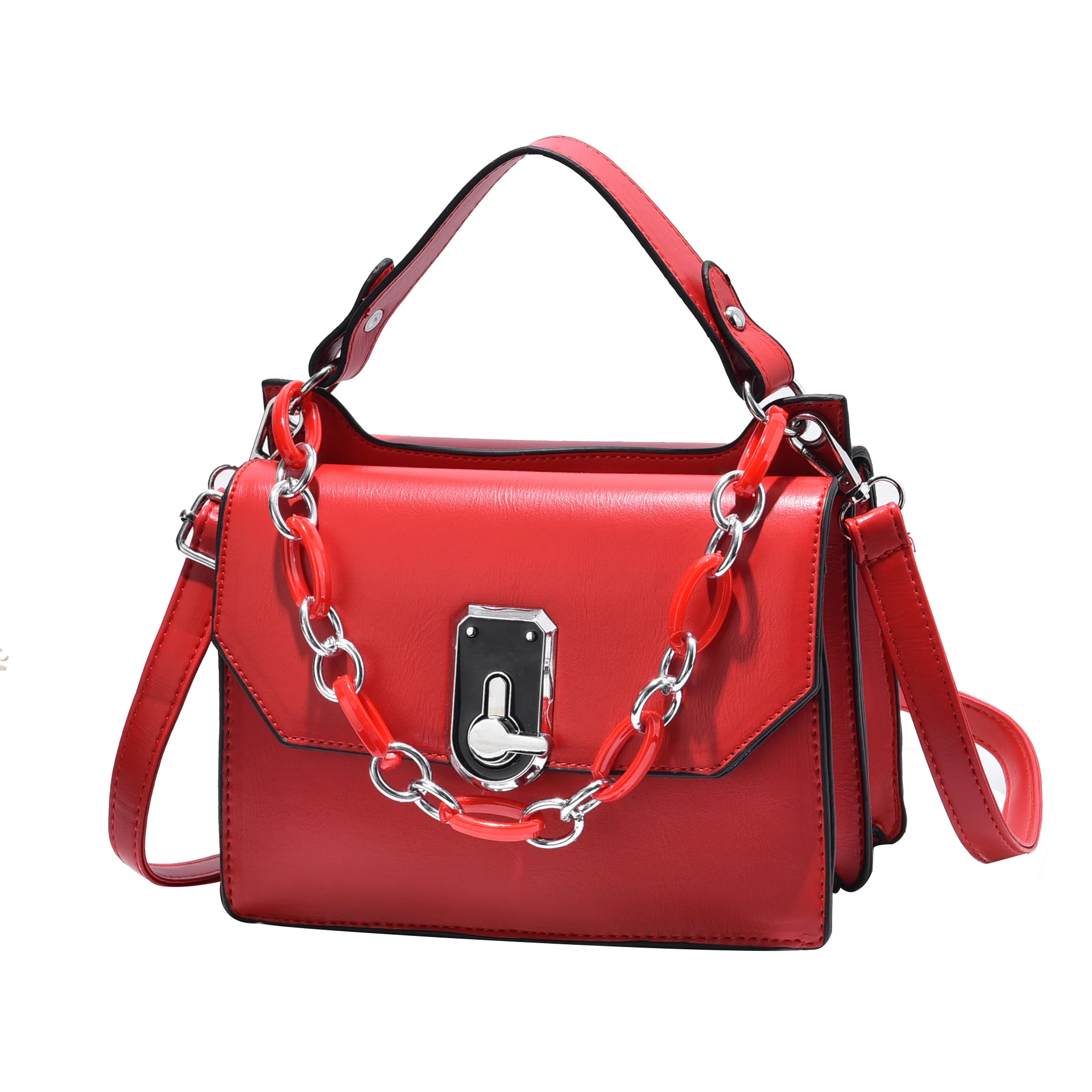 

DL172 27 Popular New Fashion Messenger Bag Net Celebrity Foreign Style Single Shoulder Small Square Bag