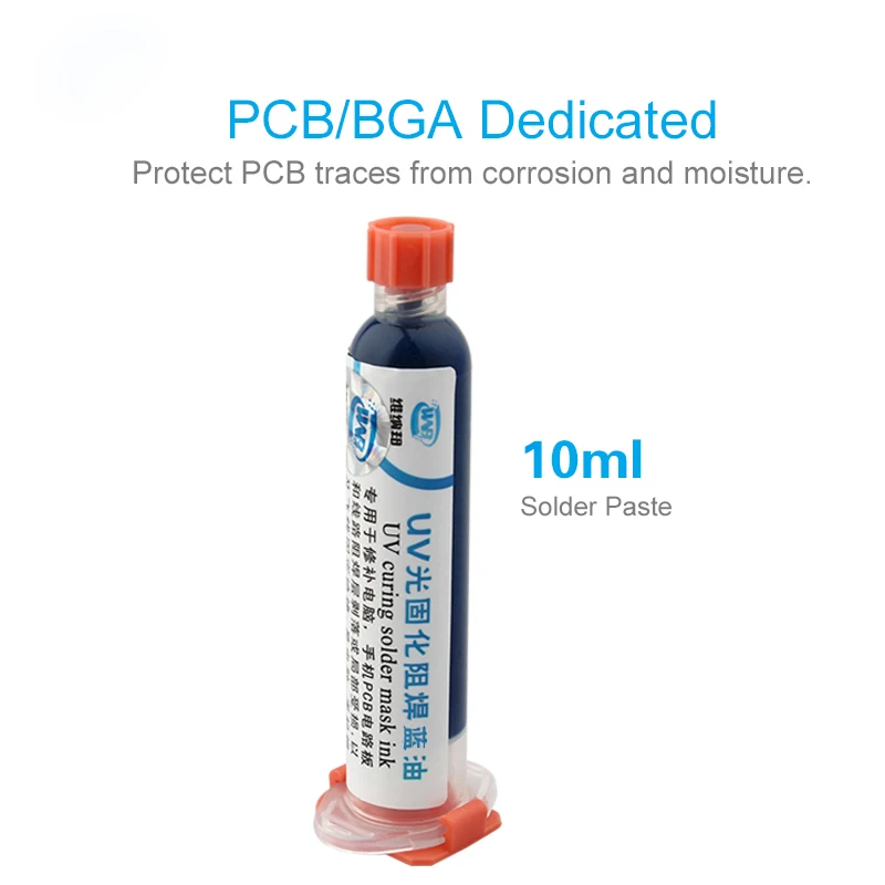 10 мл UV светильник отверждения цвет паяльной маски синий сварочная масло для