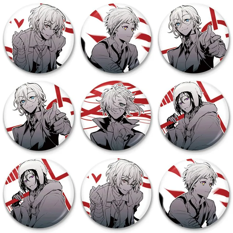 

Japanese Creativity Badge Kawaii and Cute Anime Souvenir Collection Boys Badge Brooch For Student Backpacks Clothes New Arrival