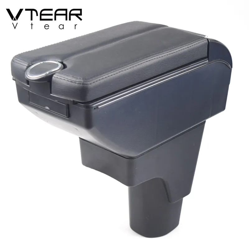 Авто подлокотник Vtear кожаный коврик чехол для хранения центральной консоли