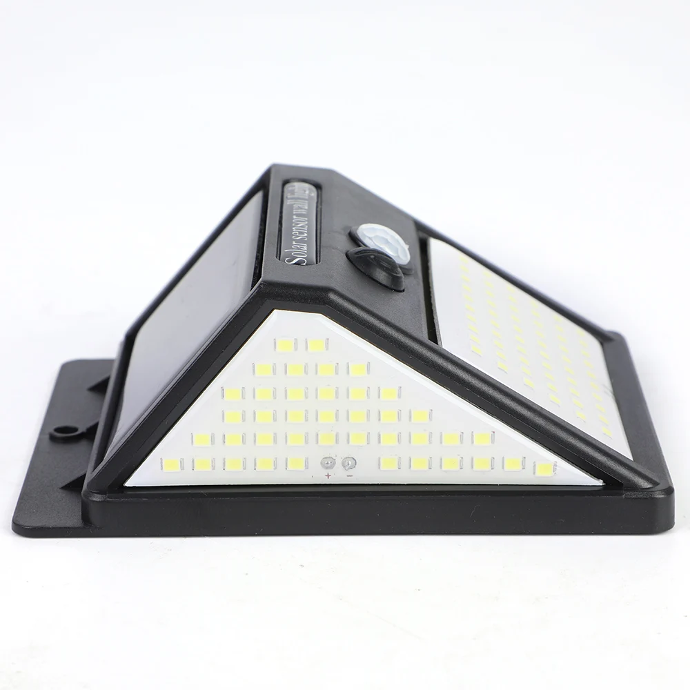 140LED солнечный светильник уличный водонепроницаемый PIR датчик движения для