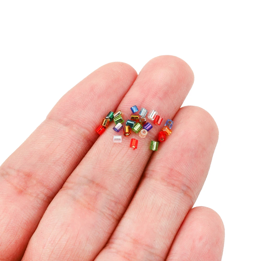 Цилиндрические широкие бусины с шестигранным чешским стеклом 1800 шт./лот