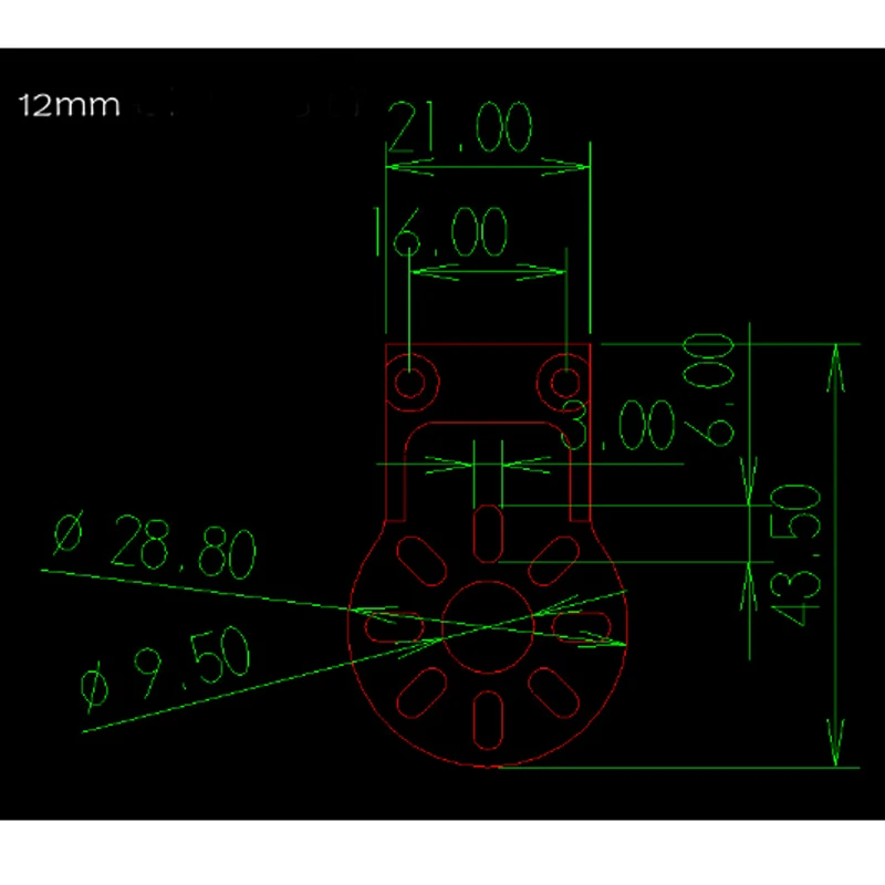 4 шт 12 мм 16 мм моторная арматура