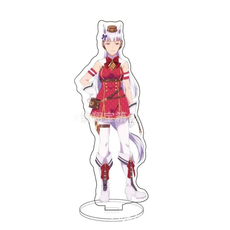 

Anime Stand Uma Musume Pretty Derby Special Week Silence Suzuka Toukai Teiou Acrylic Figure Stand Model Plate Display Cute 15cm