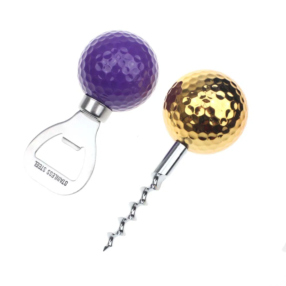 CRESTGOLF 2 шт./компл. открывалка для бутылок в форме шара гольфа штопор вина и пива