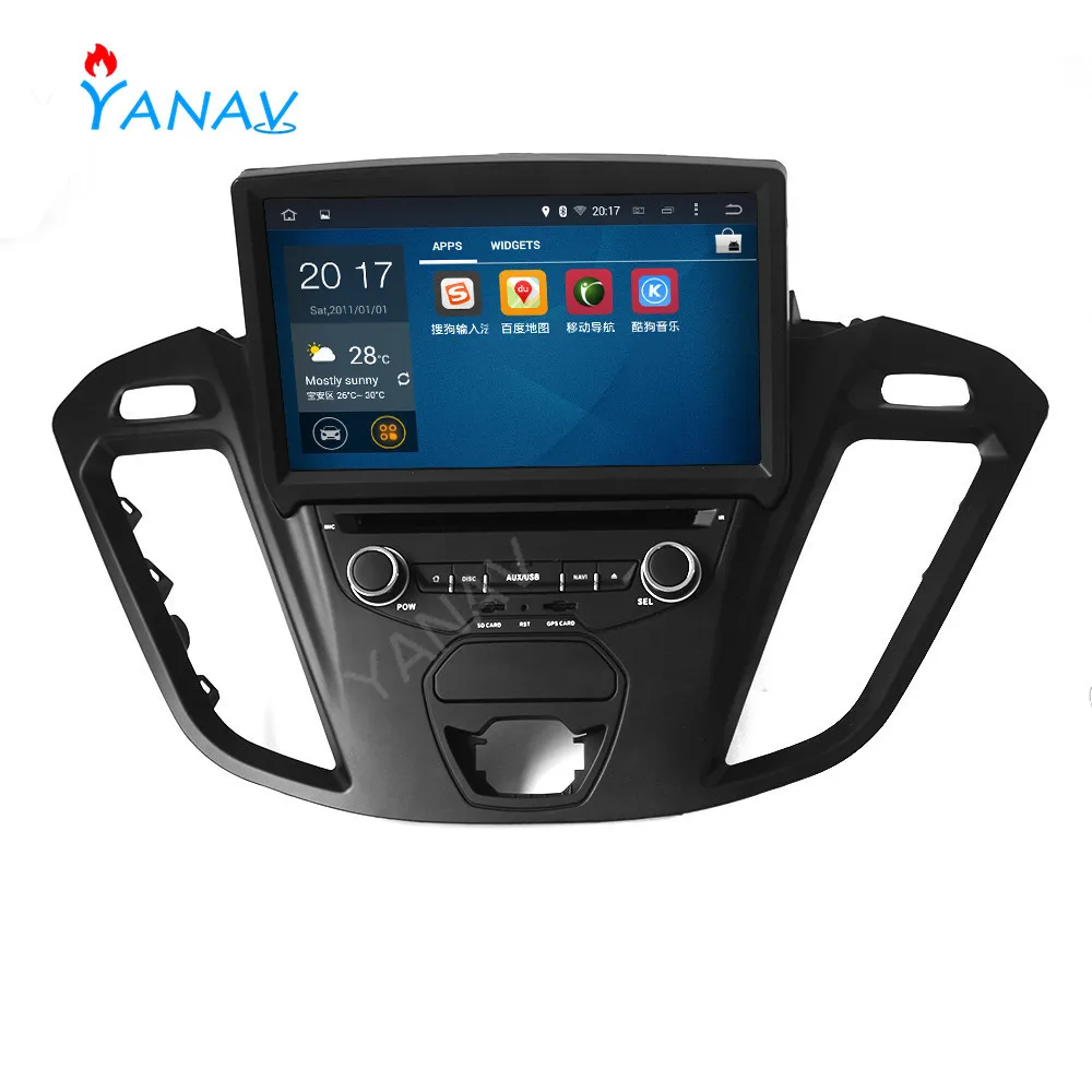 

Автомагнитола 2 DIN на Android, стереоприемник для FORD Tourneo Ford-Transit 950 1580 350 350HD 2013 +, автомобильный аудиоплеер с GPS-навигацией