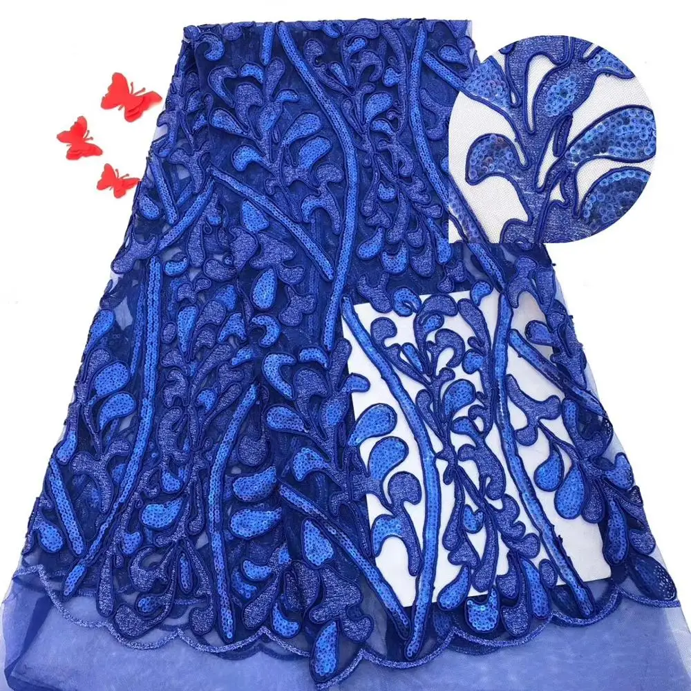 

2020 Best selling french net sequence African tulle mesh lace fabric high quality grey embroidered Swiss Nigerian sequins laces