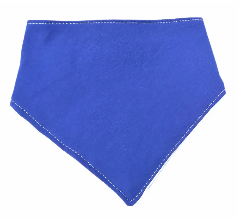 royal blue Детская бандана BibDrool Bib, синий темно-синий в полоску Хикори, фиолетовый деним, шарф нагрудник, детский нагрудник, мальчик, девочка, супер мягкий хлопок - Цвет: royal blue