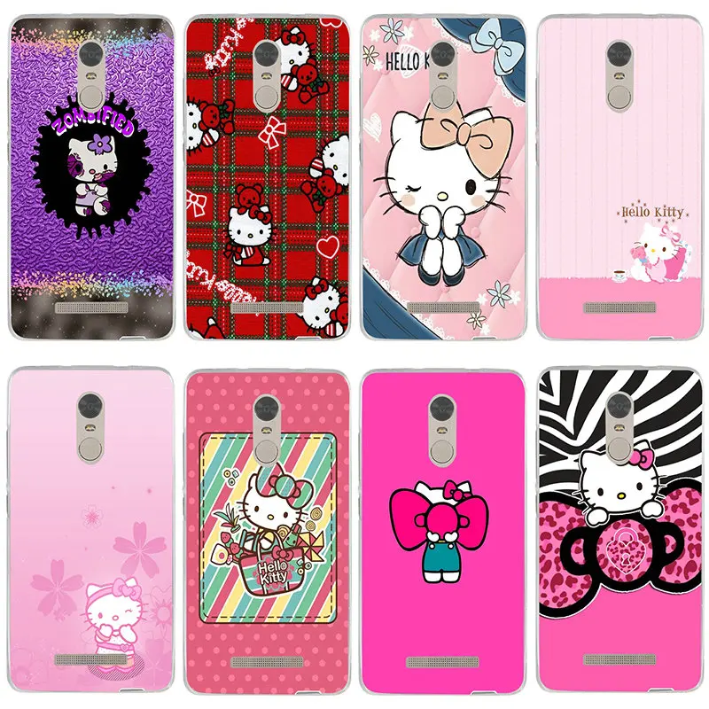 Милый дизайн hello kitty мягкие силиконовые чехлы для мобильных телефонов из ТПУ Xiaomi