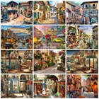 EverShine 5D Алмазная живопись Улица вышивка крестом Наборы Алмазная мозаика город картины из страз Хобби замужем декор для дома