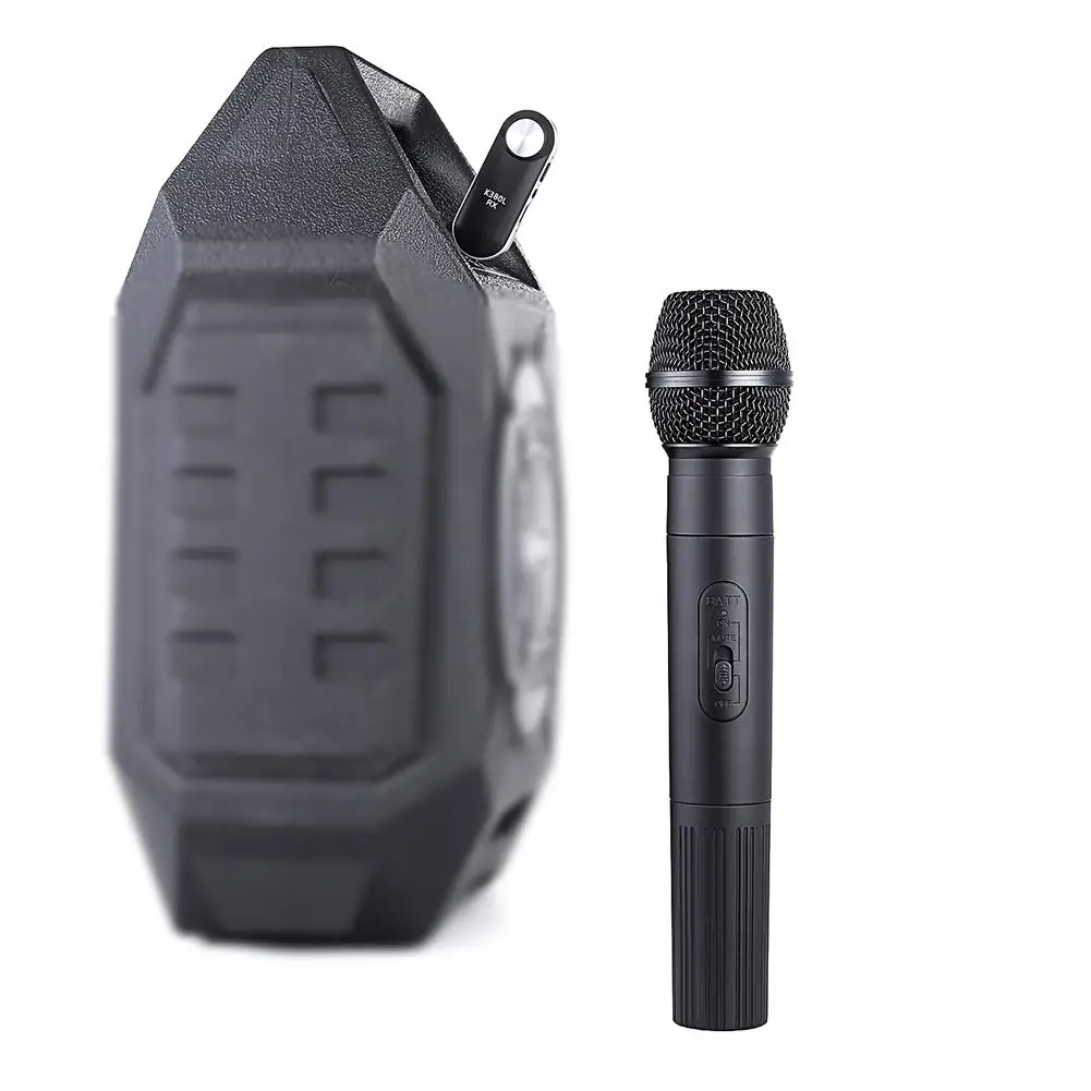 

TWISTER.CK K380L Handheld Wireless Microphone 15M Receiving Range for Street Performance (Carton)