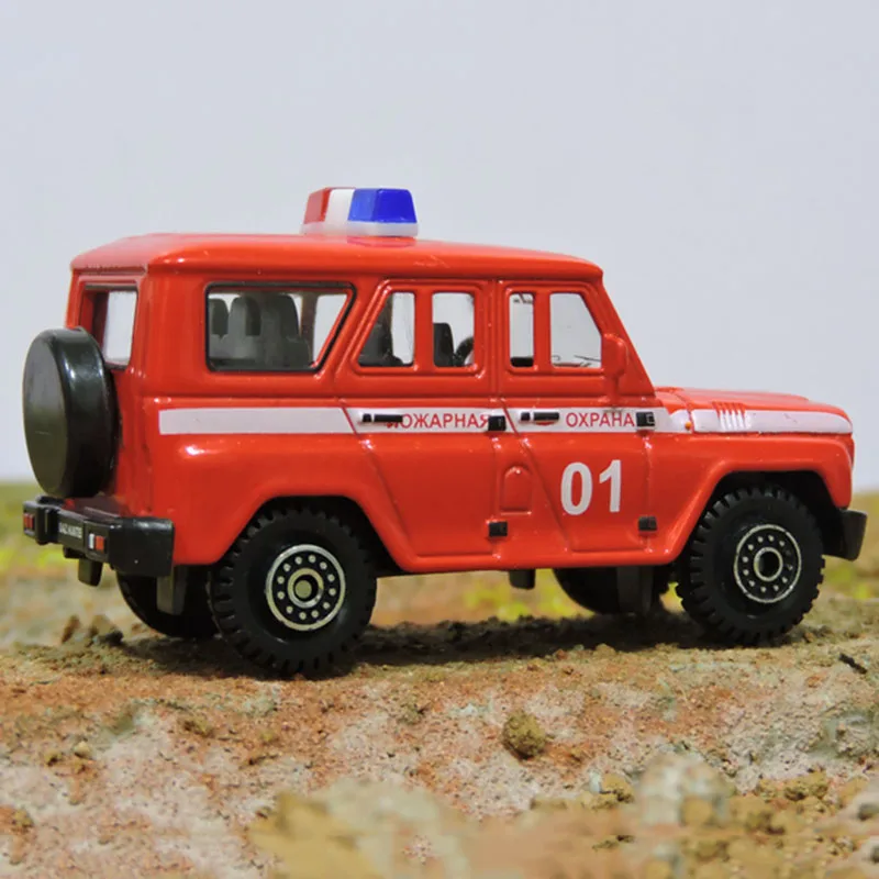 Welly Diecast1:64 масштаб джип пожарная машина русский УАЗ Охотник Off-модель дорожного