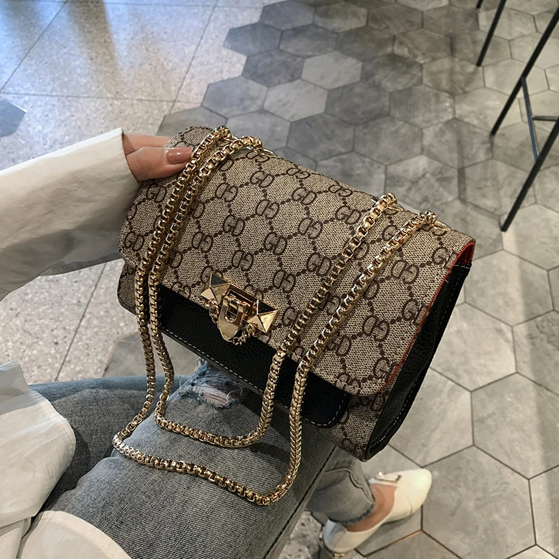 Современная сумка новинка 2021 Корейская мессенджер Chao Joker модная текстурная