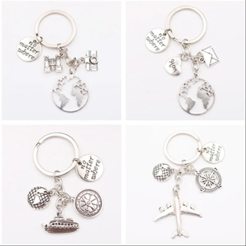 Творческий независимо от того где тег брелок DIY самолет и корабль Шарм Подвеска