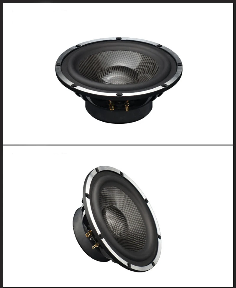 

Kaolanhon 40-60W 4ohm 6.5 Inch Carbon Fiber Mid-bass Speaker Fever Car Audio Speaker Modified High-power HIFI Sound Quality