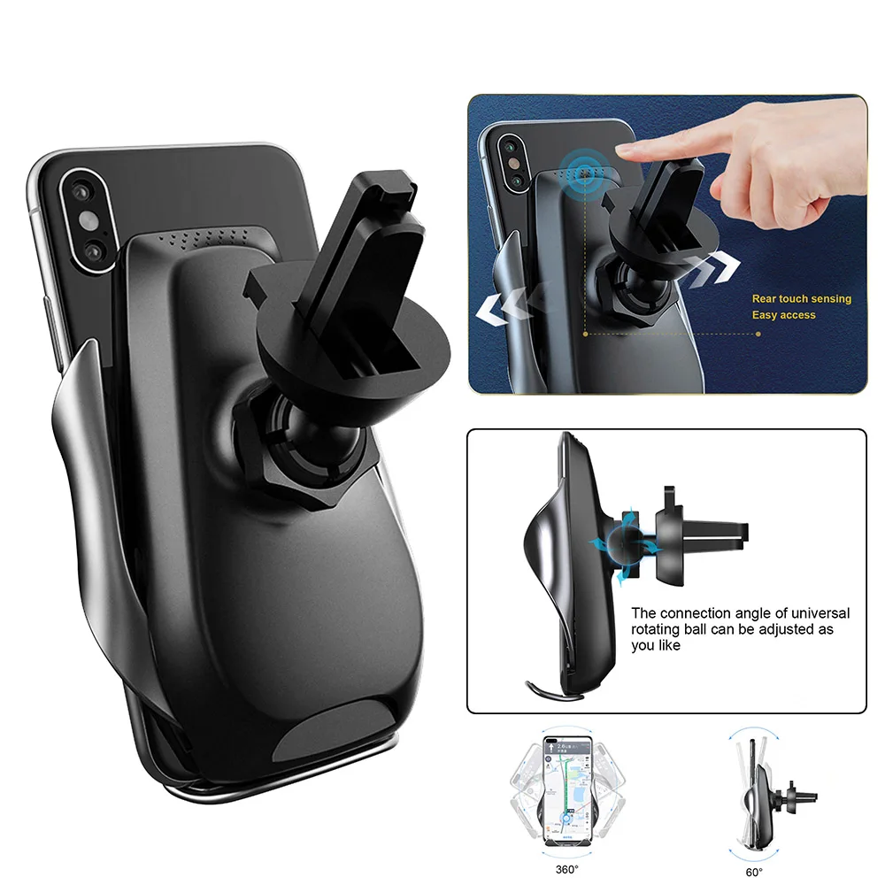 Беспроводное Автомобильное зарядное устройство FDGAO 15 Вт с автоматическим