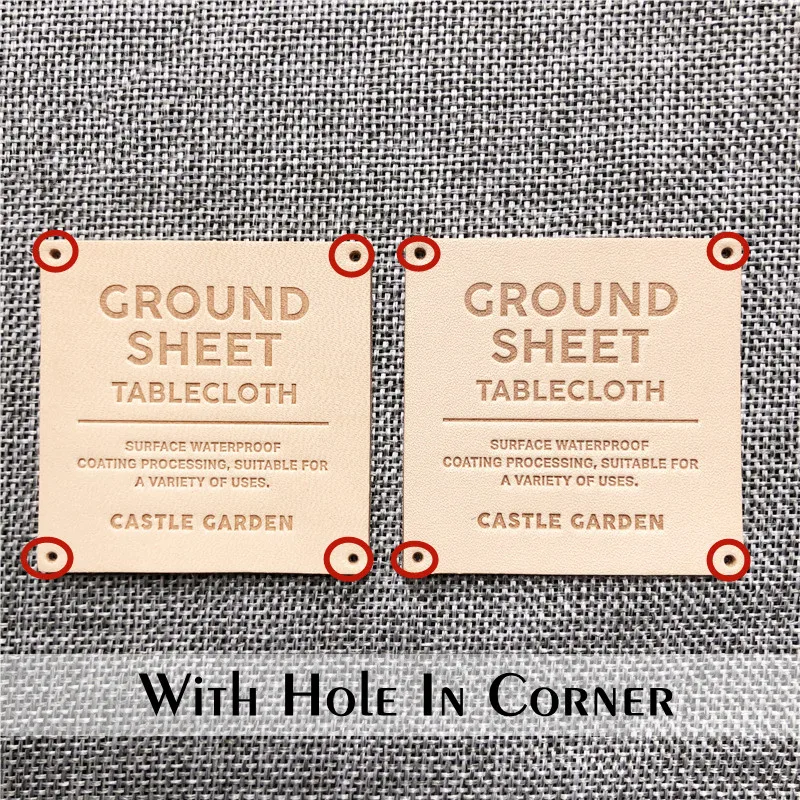 Индивидуальная бирка для одежды ручной работы из искусственной кожи с