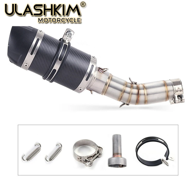 

Free Shipping Motorcycle Full Exhaust System Muffler Escape Slip On For suzuki GSX250R GSX 250R GSX250 GW250 Link Middle Pipe