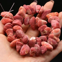 natural stone coral beads irregular loose chip bead for tribal jewelry making women necklace bracelet accessories