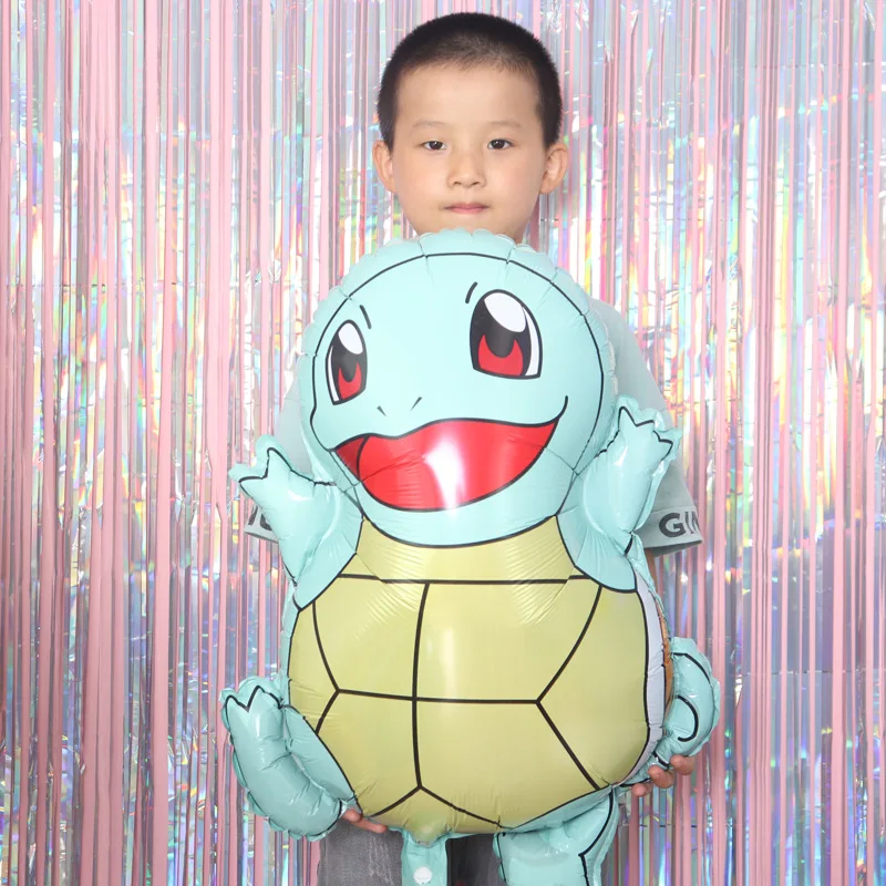 Воздушные шары в виде покемонов Пикачу чармандер Сквиртл Бульбазавр персонаж из