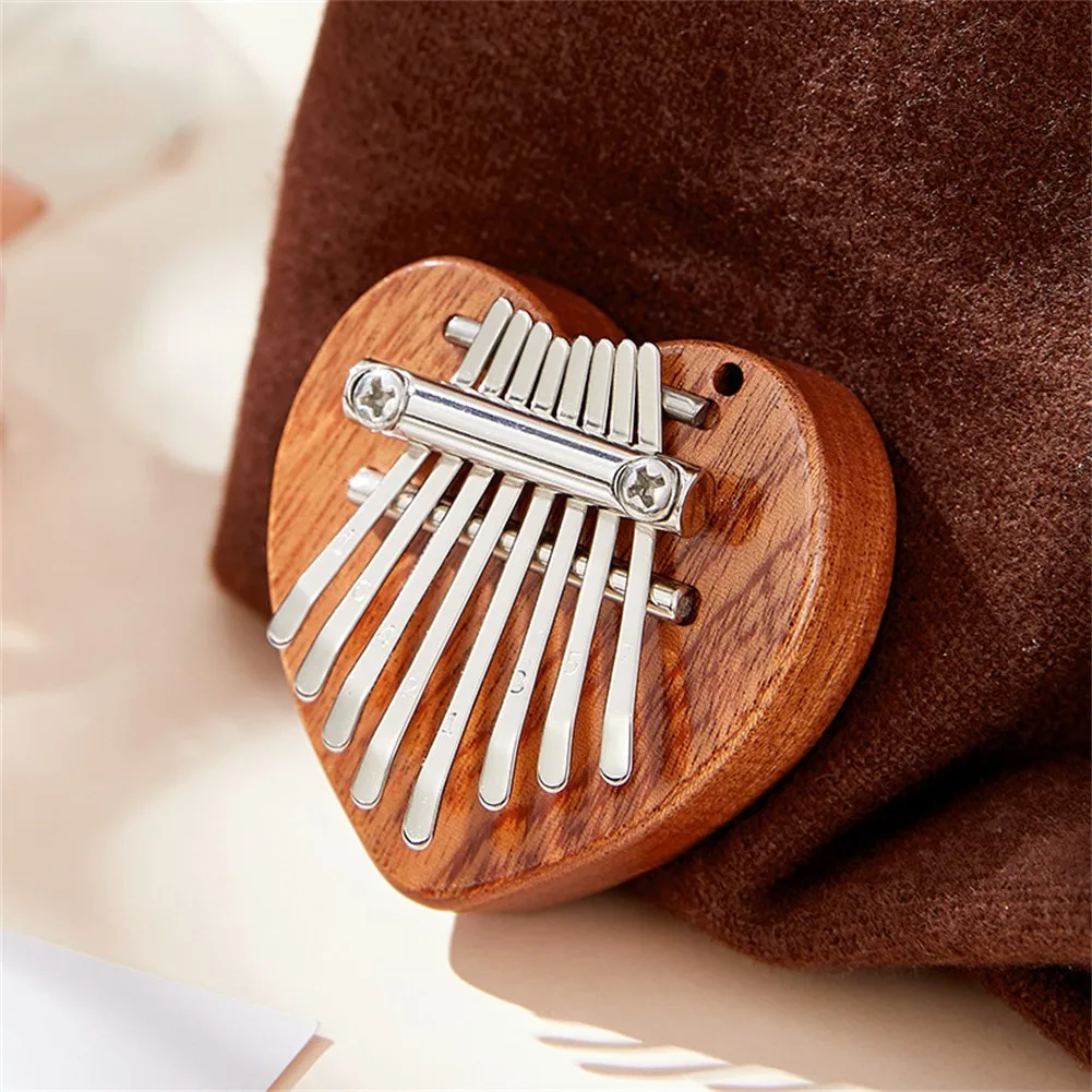 

8 Keys Mini Kalimba Portable Thumb Piano Exquisite Finger Harp Easy-to-Learn Musical Mbira Instrument Gift For Kids Adult Beginn