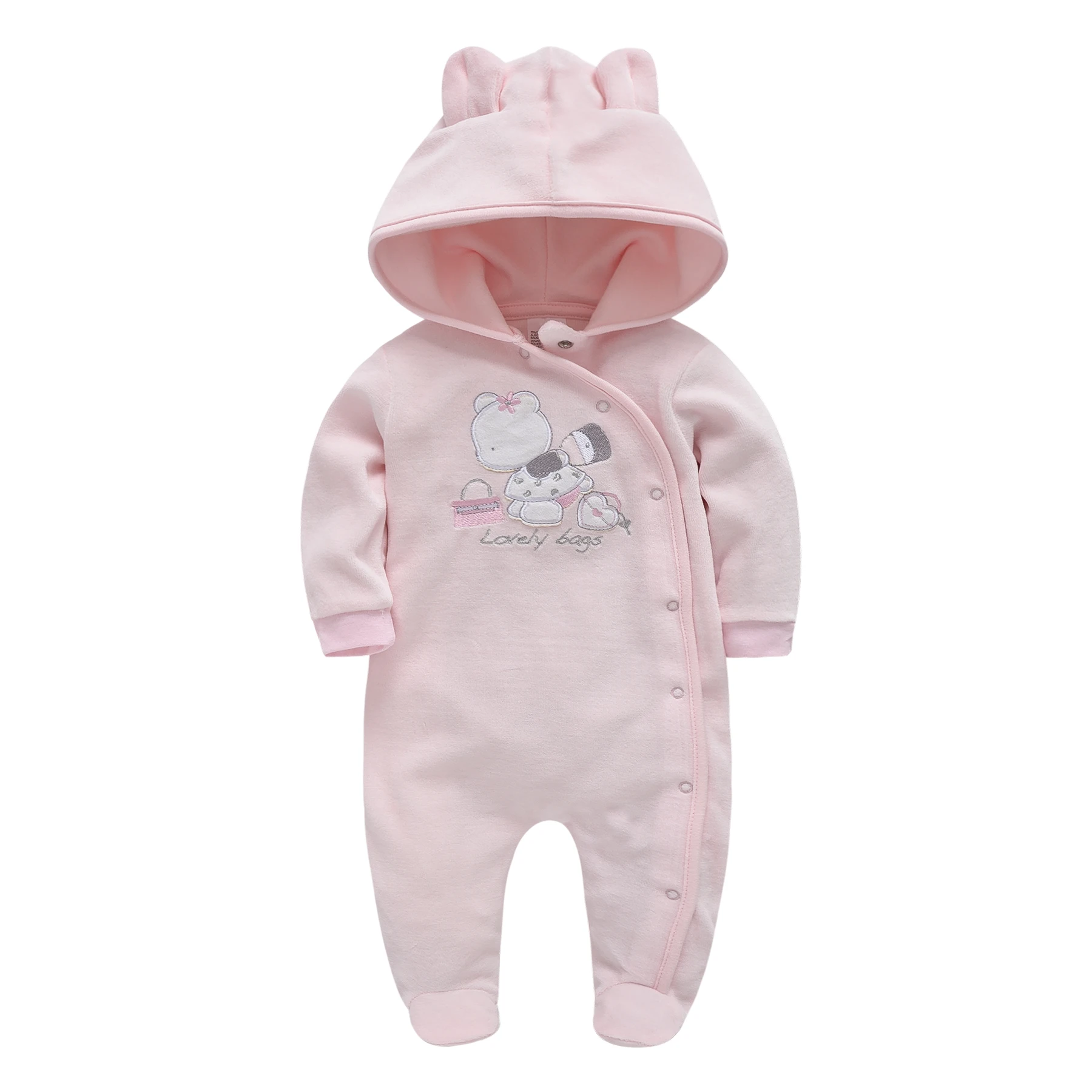 

Autumn Newborn Baby Rompers Pjiamas Infant Onesies Velvet Warm Jumpsuit Baby Boys Overalls Toddler Girls Clothing