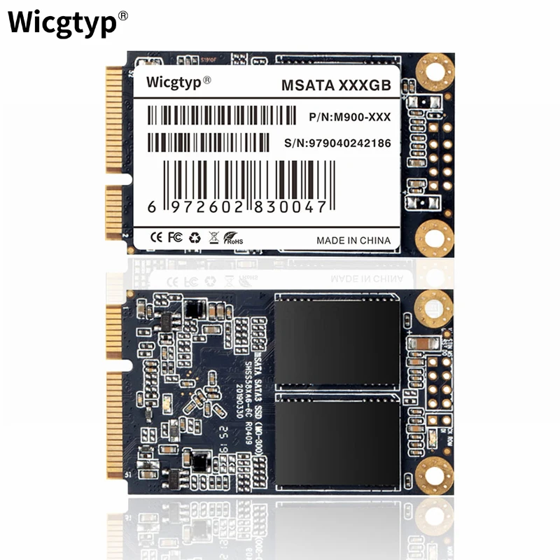 Твердотельный накопитель Wicgtyp SSD mSATA 16 ГБ 32 ГБ 64 ГБ 128 ГБ 256 ГБ 512 ГБ ТБ - изображение