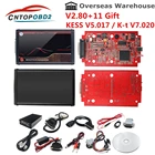 Unlimited 2,80 EU Red Kess V5.017 OBD2 инструмент для настройки чипа ECU 2,25 V7.020 светодиодный LED Адаптер BDM