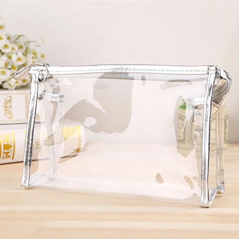 Прозрачная портативная женская сумка-Органайзер для косметики косметичка