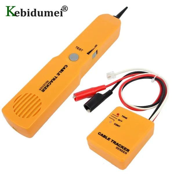 Ручной трекер телефонного кабеля детектор провода RJ11 тестер линейного шнура