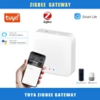 Умный дом Tuya Zigbee Bridge , хаб с дистанционным управлением через приложение для умного дома, работает с Alexa
