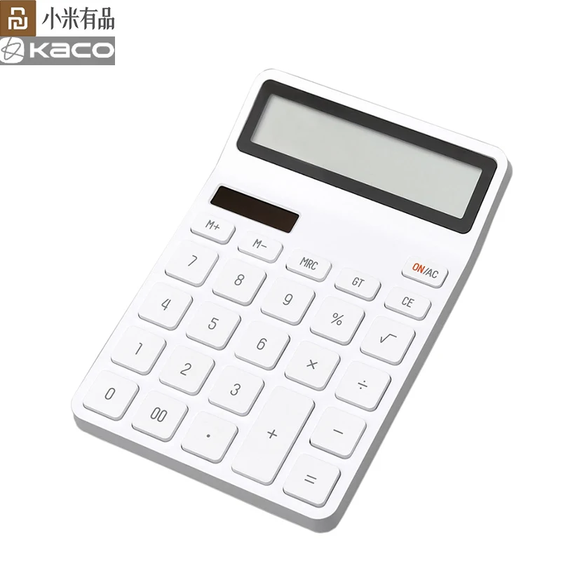 Настольный калькулятор Youpin LEMO оригинальный фотоэлектрический 12 кратный дисплей