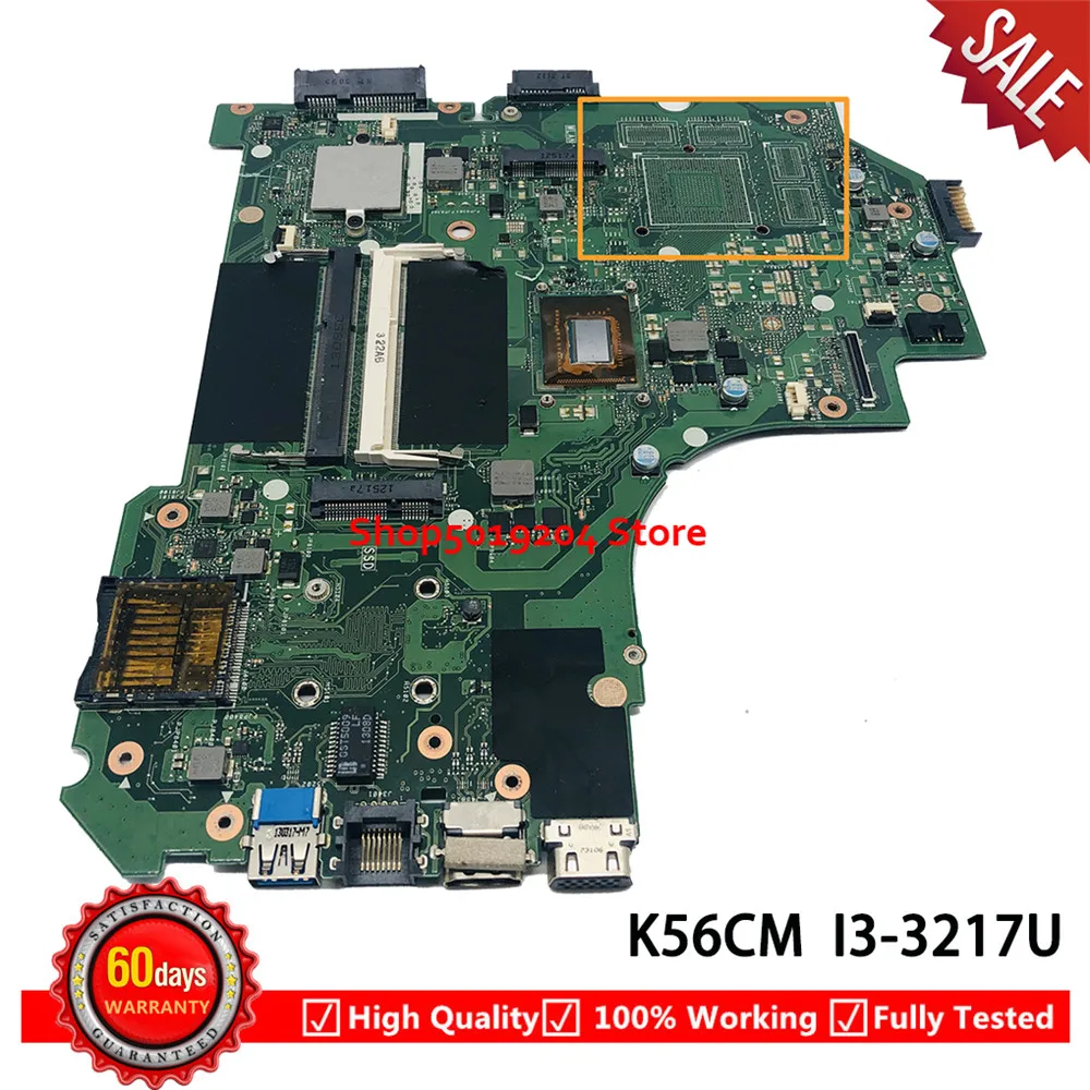 Материнская плата K56CM для ноутбука ASUS A56C K56CA материнская со штативом|Материнские
