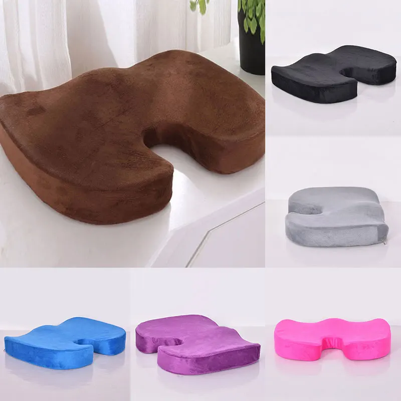 

U-подушка из пены с эффектом памяти, Ортопедическая подушка, кокосовое кресло для облегчения боли, офисное кресло