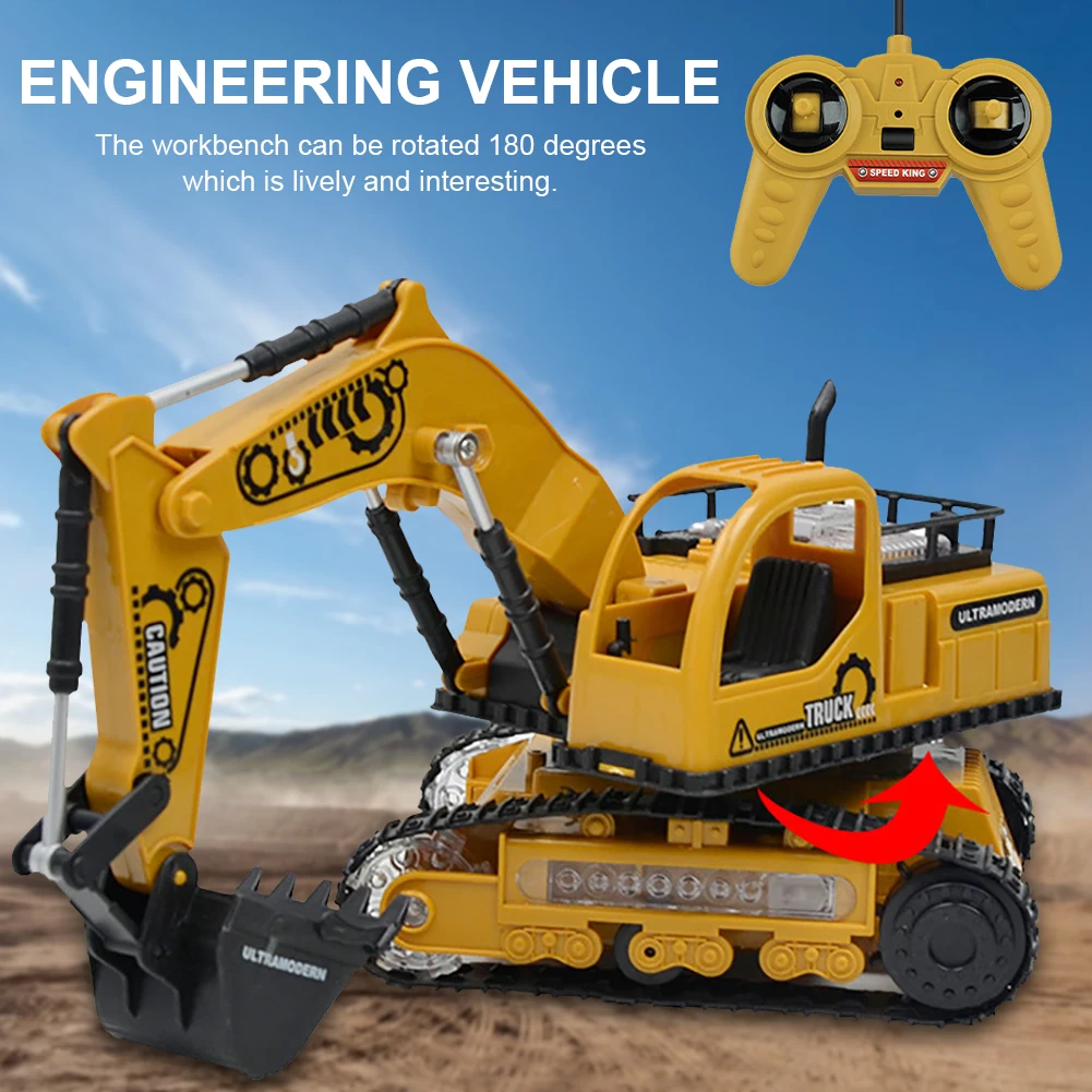 Pokich RC грузовик 2 4G экскаватор игрушка 4CH Полный функциональный пульт