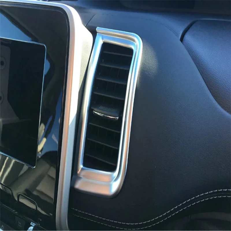 

WELKINRY Автомобильная крышка для NISSAN Серена C27 2016 2017 2018 2019 2020 ABS Хромированная консоль кондиционирования воздуха решетка вентиляционного отвер...