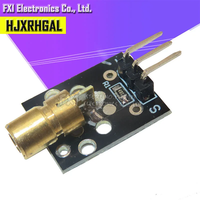 Умная электроника Новый KY 008 3pin 650nm красный лазерный передатчик Dot диод Медная