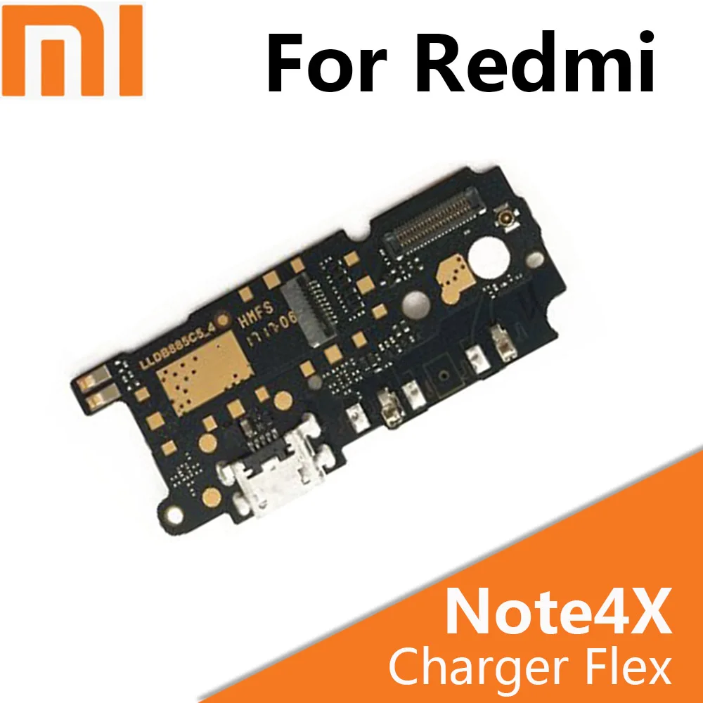 Для Xiaomi Redmi Note 4x микрофон usb зарядка Нижняя плата гибкий кабель Разъем Запасные