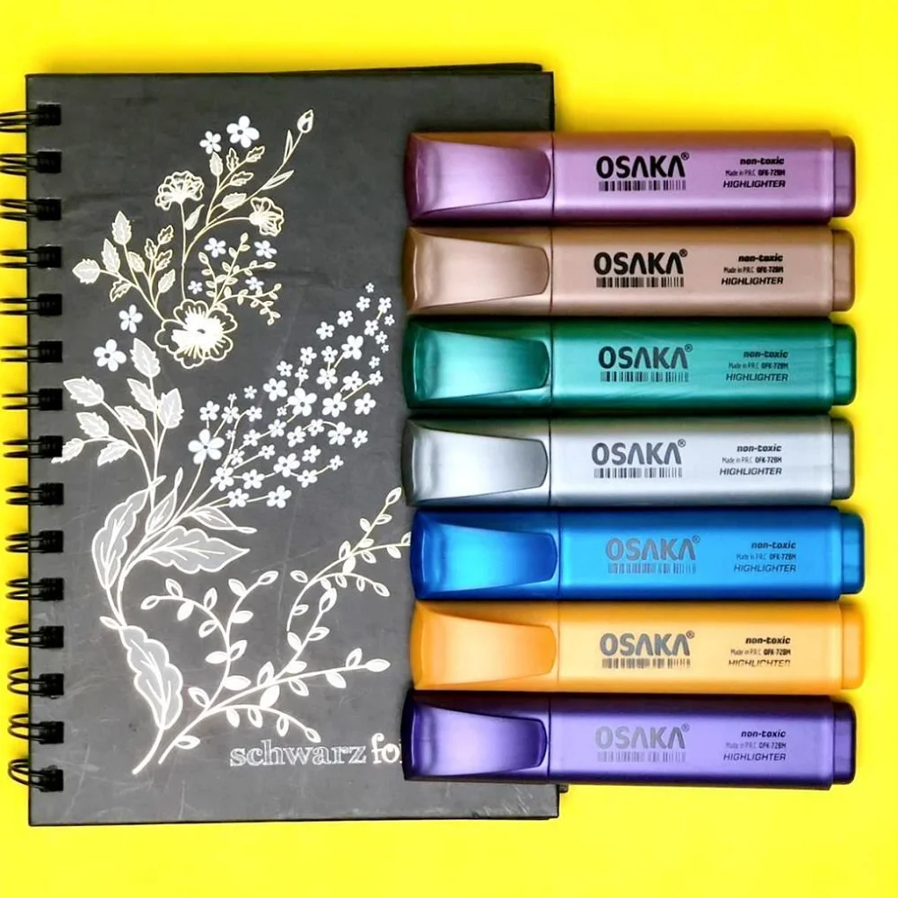 

Mini Normal Colorful Highlighter Fluorescent Art Markers Pen Stationery Office School Accessories Textliner Water-based Pigments