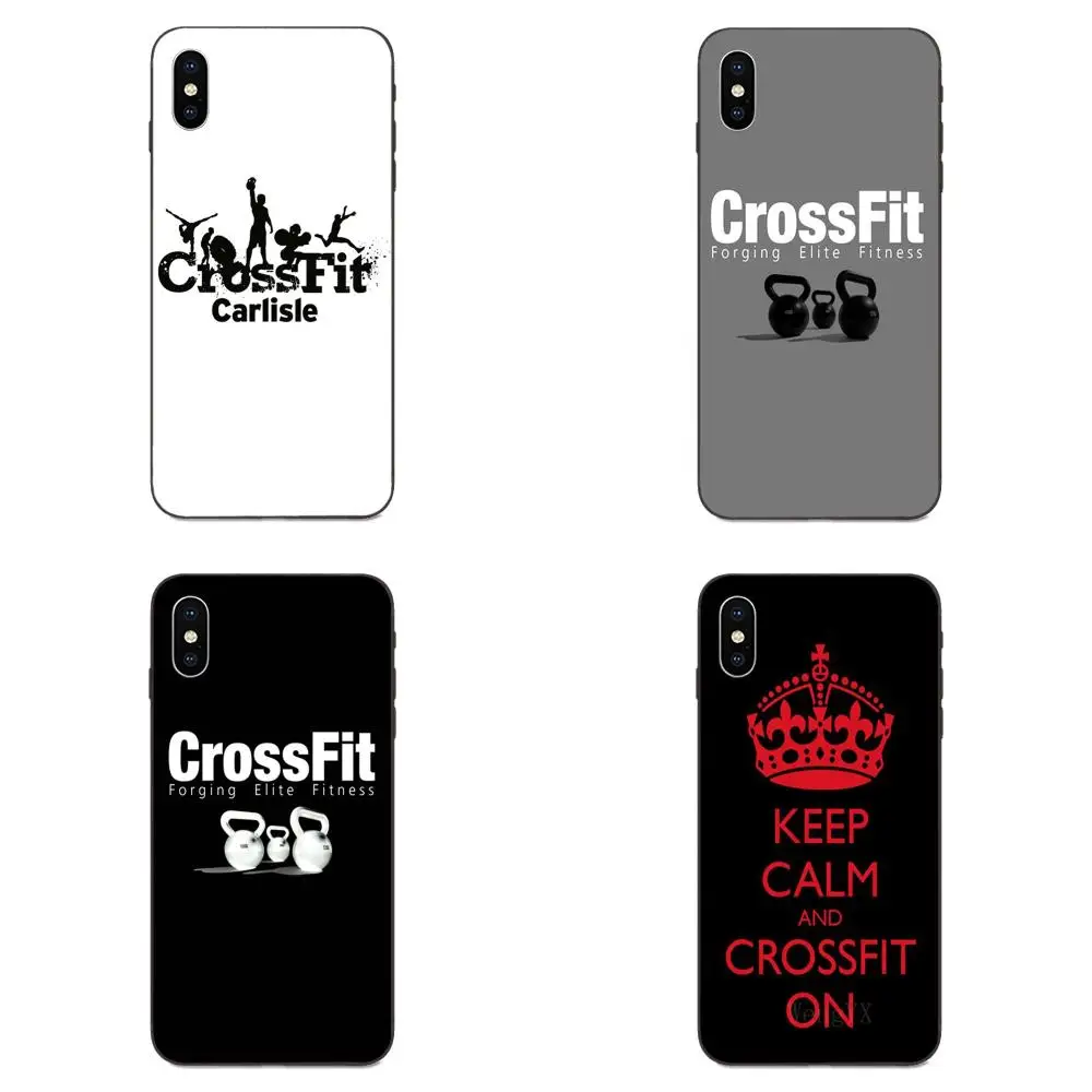 Стильные спортивные Crossfit c гирями логотип для huawei Коврики 9 10 20 P8 P9 P10 P20 P30 Lite Mini