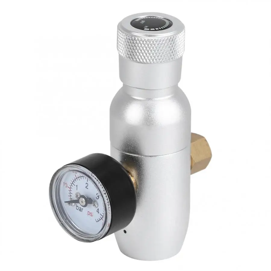 Мини Регулятор давления газа CO2 редукционный клапан зарядное устройство адаптер