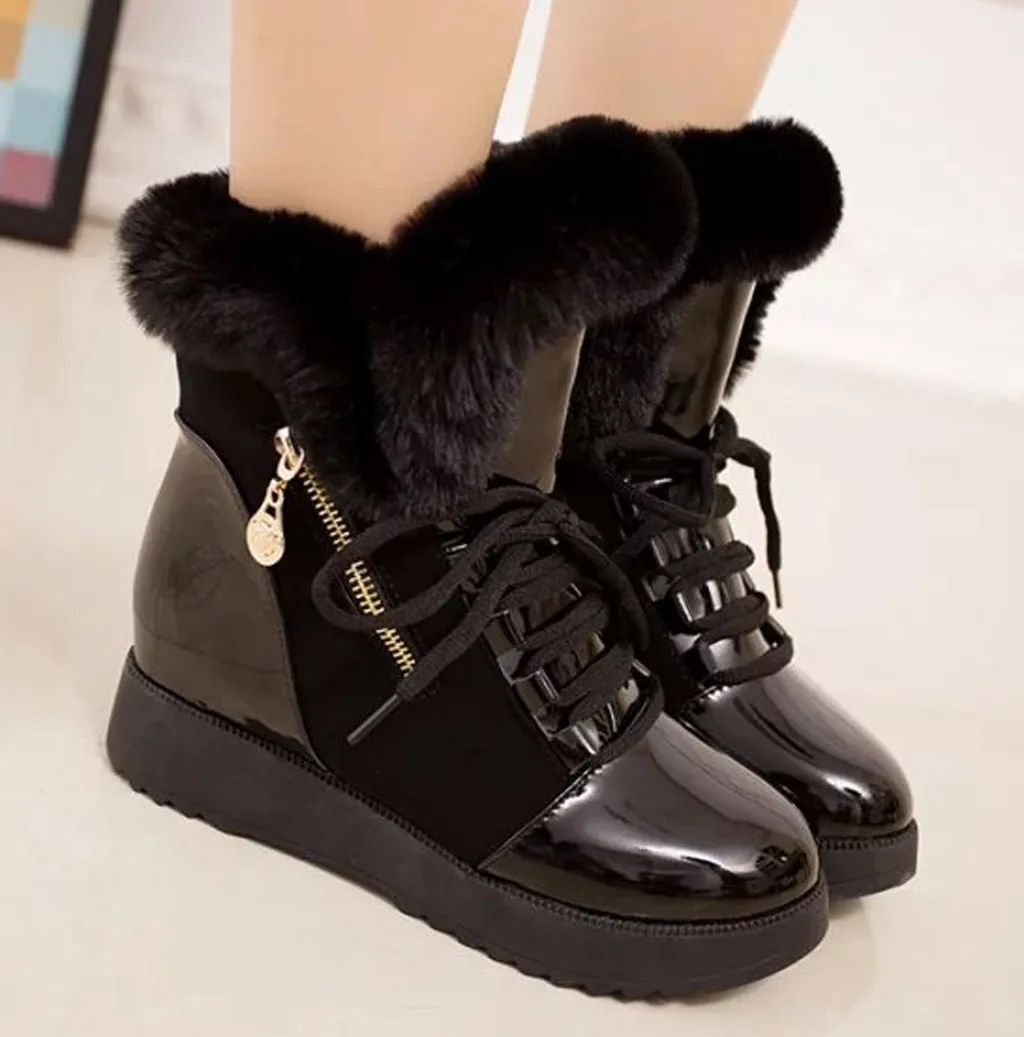 Женские ботинки женские зимние ботильоны теплые bottes femme женская повседневная