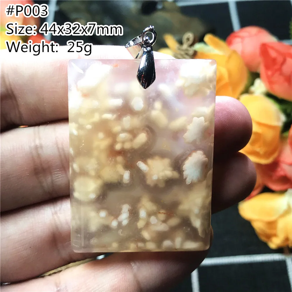 

Кулон из натурального вишневого агата, ювелирные изделия для женщин, мужчин, любовь, прямоугольник, кристалл, серебряные бусы, драгоценный камень, ожерелье, кулон AAAAA