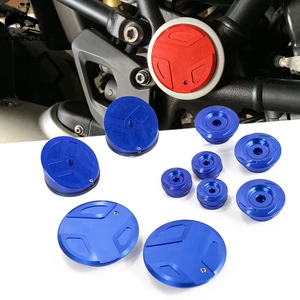 CNC Motorcycle Frame Hole Cover Caps Set Frame Plug Kit Frame For BMW R1200GS LC 2013-2022 R 1250GS /Adventure 2018-2022 2019