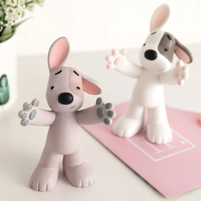Скандинавские современные фигурки собаки из мультфильма украшение для дома